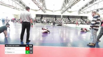 77 lbs Rr Rnd 8 - Zavier Olver, Mat Assassins White vs Parker Clancy, Seagull Wrestling Club