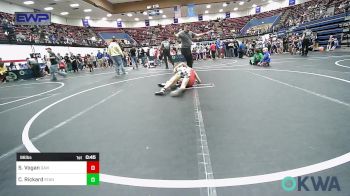 96 lbs Round Of 16 - Siler Vogan, Davis Wrestling Club vs Carter Rickard, Standfast OKC