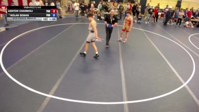 132 lbs 5th Place Match - Ashton Charmoli, Pinnacle vs Nolan Seman, Pinnacle