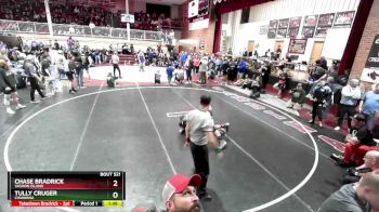 160 lbs Cons. Round 2 - Chase Bradrick, Vashon Island vs Tully Cruger, Chiawana