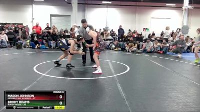 130 lbs Round 6 (8 Team) - Brody Reams, Rough House vs Mason Johnson, Mayfield Mat Academy