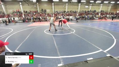 215 lbs Consi Of 4 - Cristian Haro Torres, Yotes WC vs Eamonn Rumley, Valley Vikings Wrestling Club