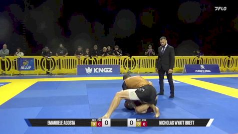 Nicholas Wyatt Brett vs Emanuele Agosta 2025 Pan IBJJF Jiu-Jitsu No-Gi Championship