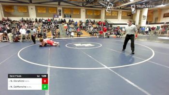 195 lbs Semifinal - Nick Ebrahimi, Berlin vs Nicholas DeManche, Bunnell