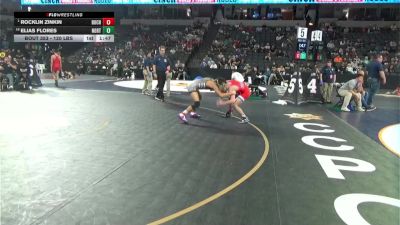 120 lbs Round Of 16 - Rocklin Zinkin, Buchanan (CS) vs Elias Flores, Northview (SS)