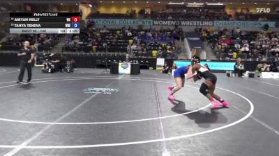 138 lbs Champ. Round 1 - Tanya Teneva, Western New England vs Aniyah Kelly, Wartburg