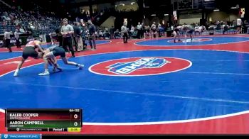 6A-132 lbs Cons. Round 2 - Aaron Campbell, Creekview vs Kaleb Cooper, South Paulding