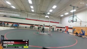 77 lbs Round 5 - Christian Para, Worland Middle School vs Bodie Kistler, Sheridan