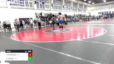 190 lbs Consi Of 8 #2 - Blake Pattison, Fairfield Ludlowe vs Isaiah Smith, Platt