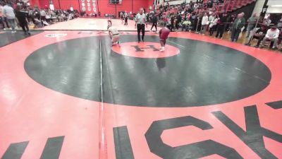 138 lbs Cons. Round 5 - Jack Hanrahan, Elmhusrt (IC CATHOLIC) vs Housseyn Ndiaye, MOLINE