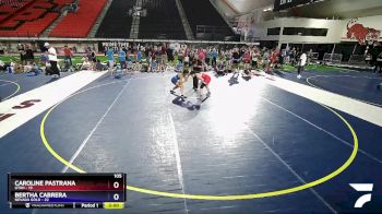 105 lbs Placement (16 Team) - Caroline Pastrana, Utah vs BERTHA CABRERA, Nevada GOLD