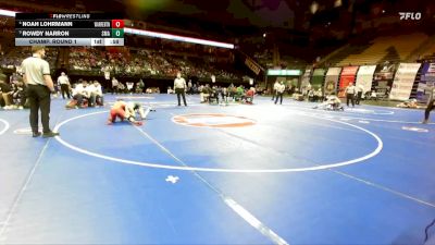 138 Class 3 lbs Champ. Round 1 - Rowdy Narron, St. Michael The Archangel vs Noah Lohrmann, Warrenton