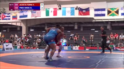 130 kg Quarterfinal - Yasmani Acosta, CHI vs Oscar Pino, CUB