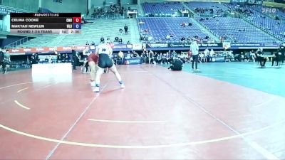 160 lbs Round 1 (16 Team) - Celina Cooke, Colorado Mesa University vs Makyah Newlun, West Liberty