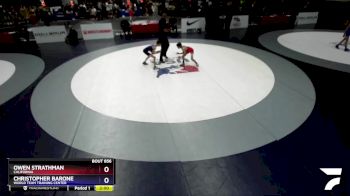 58-63 lbs Quarterfinal - Owen Strathman, California vs Christopher Barone, World Team Training Center