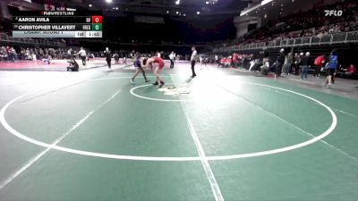 132 lbs Champ. Round 1 - Aaron Avila, Golden Valley vs Christopher Villavert, Franklin (Elk Grove)