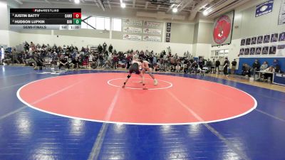 157 lbs Semifinal - Justin Batty, Camden Hills vs Hudson Lufkin, Dirigo