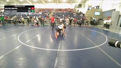 135 lbs Cons. Round 1 - Harley Boren, Northside Wrestling Club vs Dallen Griffel, Team Prestige Wrestling