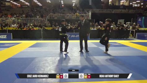 Noah Anthony Baily vs Cruz Jairo Hernandez 2025 Pan Kids Jiu-Jitsu IBJJF Championship