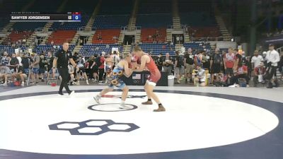 150 lbs Cons. Rd Of 64 - Luke Sanborn, Minnesota vs Sawyer Jorgensen, Kansas