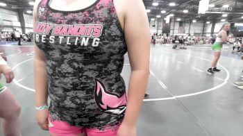 185 lbs Rr Rnd 2 - Katelynn Krepps, Lady Bandits vs Kiley Georgel, Team RJN Green