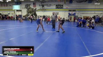 JV-13 lbs Round 1 - Colton Kroneman, Benton Community vs James Thomas, Cedar Rapids Washington