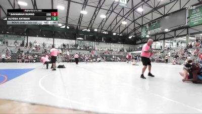 141-157 lbs Semifinal - Savannah Burns, Bolingbrook vs Alyssa Artman, Pekin High Schhol