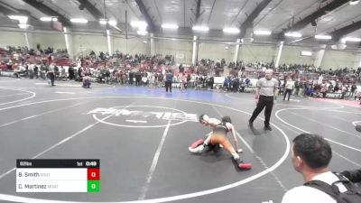82 lbs Consolation - Bryant Smith, Southwest Hammers vs Case Martinez, Montrose Elite