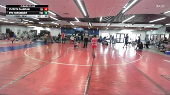 90 lbs Cons. Semi - Ava Hernandez, Fighting Squirrels Wrestling Club vs Jocelyn Sandoval, Idaho