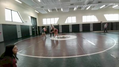 171-181 lbs Quarterfinal - Emma Kloes, Cody Middle School vs Braylee Velarde, Fort Washakie Middle School