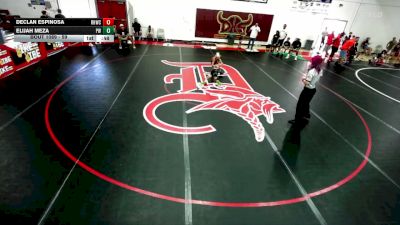 59 lbs Round 2 - Declan Espinosa, Rough House Wrestling Club vs Elijah Meza, Pounders WC
