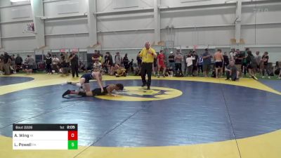 139-E lbs Round Of 16 - Adrian Wing, MI vs Logan Powell, PA