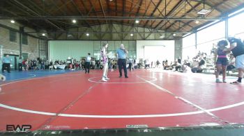 97-102 lbs Rr Rnd 2 - Yanelis Fortier, Honey Badgers Wrestling Club vs Emberlynn Riley, Skiatook Youth Wrestling