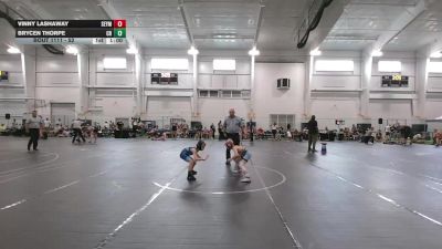 52 lbs Semifinal - Vinny Lashaway, Eastwood Eagle Wrestling Club vs Brycen Thorpe, Cow Rock