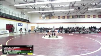 180 lbs Cons. Round 1 - Lilyalicia Marrufo, Santa Rosa College vs Jennifer Contreras, East Los Angeles College