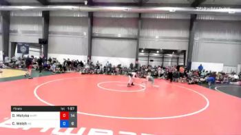 45 kg Final - Davis Motyka, Wyoming Valley RTC Blue vs Carson Walsh, M2 Gold