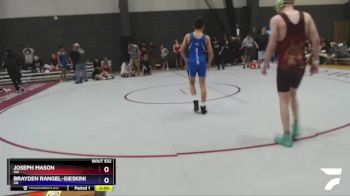 132 lbs Champ. Round 1 - Joseph Mason, WA vs Brayden Rangel-Giesking, OR