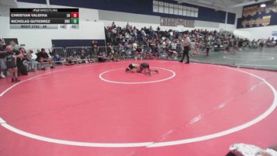 59 lbs Round 5 - Christian Valdivia, SoCal Hammers vs Nicholas Gutierrez, Sting Wrestling Club