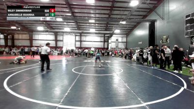 103 lbs Rr Rnd 2 - Riley Zimmerman, Reading vs Annabelle Guardia, Little Falls