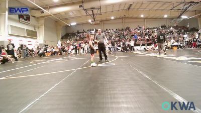 55 lbs Quarterfinal - Beau Barrett, Black Fox Wrestling Club vs Colton Anglin, Skiatook Youth Wrestling