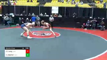 132 lbs Quarterfinal - Drew Lang, Unattached 79 vs Clayton Bashor, Unattached 64
