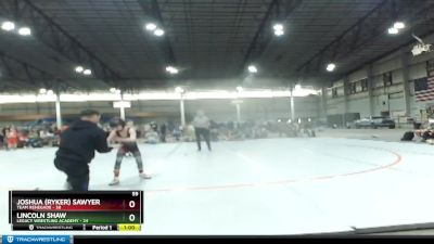 59 lbs Semis & 1st Wrestleback (8 Team) - Joshua (Ryker) Sawyer, Team Renegade vs Lincoln Shaw, Legacy Wrestling Academy