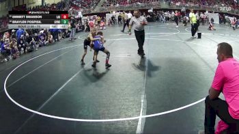 75 lbs Cons. Round 1 - Braylen Pospisil, Gretna Youth Wrestling Club vs Emmett Swanson, Lakeview