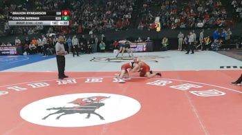 Quarterfinal - Colton Juzenas, Boone Central vs Braxon Rynearson, Broken Bow