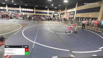 54 lbs 3rd Place - Wyatt Tarnow, Powerline WC vs Ezequiel Gutierrez, Red Wave WC