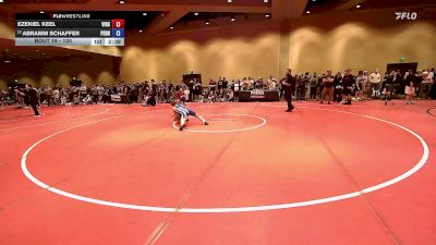 120 lbs Cons. Round 3 - Ezekiel Keel, Virginia vs Abramm Schaffer, Pennsylvania