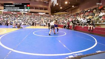 85 lbs Quarterfinal - Aiden Ponce, Springdale Elite Wrestling Club vs Harrison Johnson, Bentonville Wrestling Club
