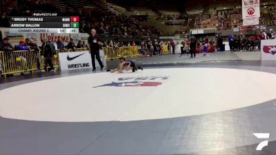 Intermediate Boys - 53 lbs Champ. Round 2 - Arrow Ballon, Savage House Wrestling Club vs Brody Thomas, MatTime Wrestling