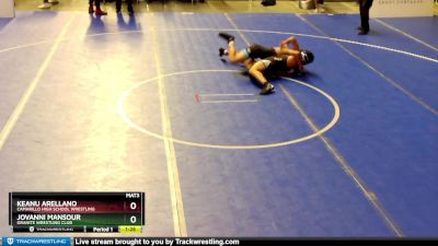 152 lbs Champ. Round 3 - Keanu Arellano, Camarillo High School Wrestling vs Jovanni Mansour, Granite Wrestling Club