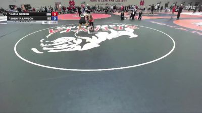 180 A 1st Place Match - Katja Osteen, Iowa vs Shenita Lawson, North Central (IL)